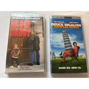 PSP Video Lot Big Daddy Adam Sandler Deuce Bigalow European Gigolo Sony Movie